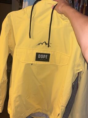 DOPE SNOW Yellow Ski and Snowboarding Jacket